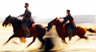 Козлодрание - афганский народный спорт (15 фото)