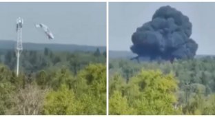 В Подмосковье разбился опытный образец самолета Ил-112В (3 фото + 3 видео)