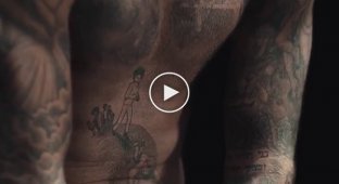 Насилие, как и татуировки, оставляет след навсегда. Ожившие татуировки Дэвида Бэкхема выступили против насилия над детьми