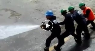 Неудержимый рукав перуанских пожарных