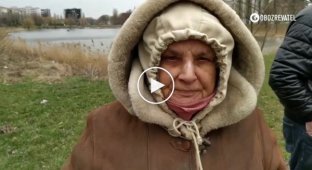 Бабушка из Бородянки передала родным  что жива. Эмоциональное видео