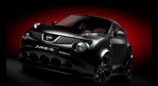 Новые фотографии особо мощного Nissan Juke-R (9 фото)