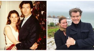 25 лет вместе: фотографии Пирса Броснана с женой в честь годовщины их отношений (24 фото)