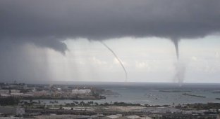 На Гавайях произошло торнадо (13 Фото)