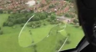Чайка столкнулась с вертолетом, летевшим со скоростью 160 км/ч (6 фото)
