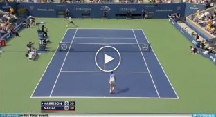 Красивый удар от Rafael Nadal