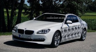 Шпионские фото новой четырехдверной BMW 6-Series (5 фото)