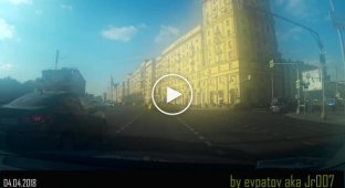 ДТП с участием кареты скорой помощи в Москве