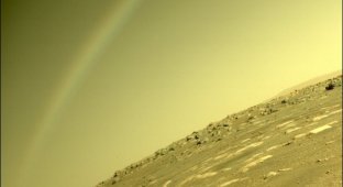 Радуга на Марсе. Объяснения Nasa (2 фото + 1 видео)