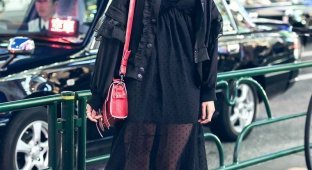 Стильные наряды японских модников на улицах Токио (35 фото)