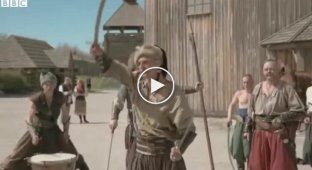 BBC сняло ролик про козаков с острова Хортица