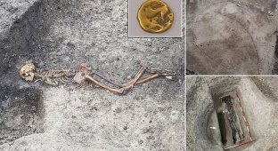 В Великобритании нашли скелет со связанными руками (9 фото)
