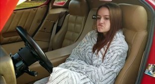Девочка хотела в подарок новенький Lamborghini, а получила подержанный суперкар из 80-х (3 фото + 2 видео)