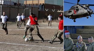 Как в Афганистан Санта-Клаус прилетел (22 фото)