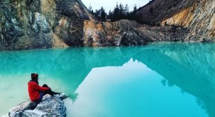 Озеро Монте Неме - токсичная достопримечательность Испании (12 фото)