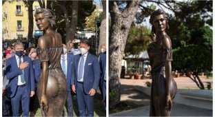 Сексапильная итальянская статуя кружит головы и разбивает сердца (8 фото)