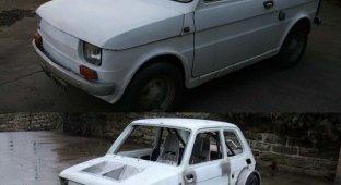 Fiat 126 70-х годов зарядили до 330 л.с. (13 фото)
