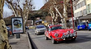 Историческое ралли Монте-Карло: испытание красотой (20 фото)