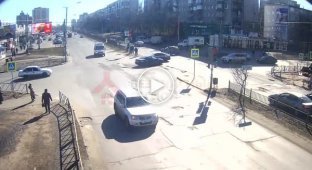 В Ярославле в аварию попала машина скорой помощи с пациентом