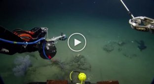 Изучая морские глубины при помощи специального батискафа