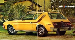 AMC Gremlin 1970-1978 – Первый американский компактный автомобиль (14 фото)