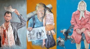 Сирийский художник дал мировым лидерам ощутить, что значит быть беженцем (15 фото)