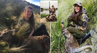 Охотница из Новой Зеландии получает комментарии с угрозами, но это ее не смущает (12 фото)