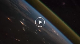 Видео запуска корабля Прогресс МС-10 с борта МКС