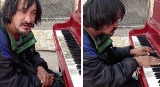 История бездомного пианиста из Канады (6 фото + 1 видео)