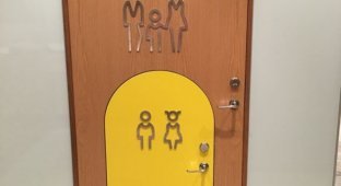15 туалетных указателей, которые четко объясняют разницу полов (16 фото)