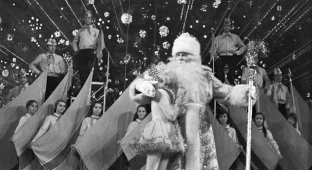 20 фото с советским Дедом Морозом из 80-х годов (22 фото)