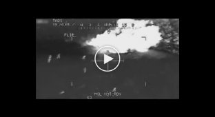Огонь с военного самолета АС -130