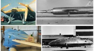 Самые странные самолеты за всю историю авиации (26 фото)