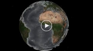 Как выглядит рельеф океанского дна без воды