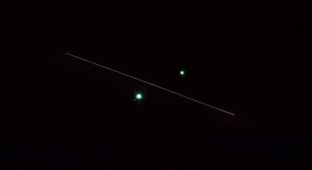 Юпитер, Сатурн и МКС: уникальный снимок (2 фото + 1 видео)