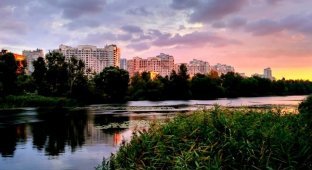 Киевляне в сети показали красоту столичного заката