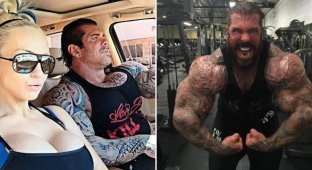 Знакомьтесь, Рич Пиана — бодибилдер из США, 27 лет принимающий стероиды (9 фото)