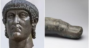 Статуе Константина Великого спустя 500 лет вернули палец (9 фото)