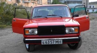 Новенький ВАЗ-2107, произведенный еще в советском союзе, с очень интересной историей (12 фото + 1 видео)