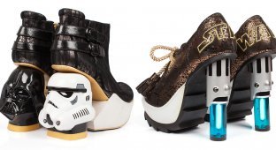 Коллекция обуви, посвященная "Звездным войнам" (19 фото)
