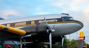 Австралийцы открыли Макдональдс в самолете (8 фото)
