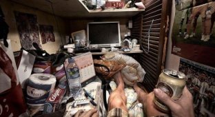 Квартиры-коробки: как живут гонконгцы (10 фото)