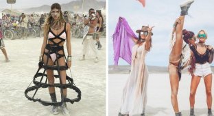 30 самых горячих девушек с фестиваля света и огня «Burning Man 2018» (33 фото)