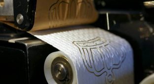 Самая гламурная и дорогая туалетная бумага в мире (3 фото)