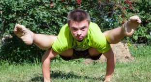 Воронежский гимнаст с синдромом Дауна завоевал 4 «золота» в Италии (2 фото)