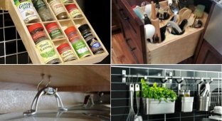 Креативные идеи, которые помогут навести порядок на кухне (12 фото)