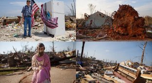 Алабама через три недели после удара стихии (39 фото)