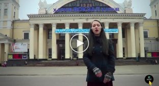 Харьковчанка спела Государственный гимн Украины на языке жестов