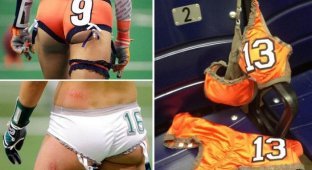 Футбольная лига нижнего белья - зрелищный женский американский футбол (8 фото + видео)