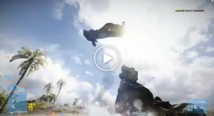 Подборка летательных моментов из Battlefield 3